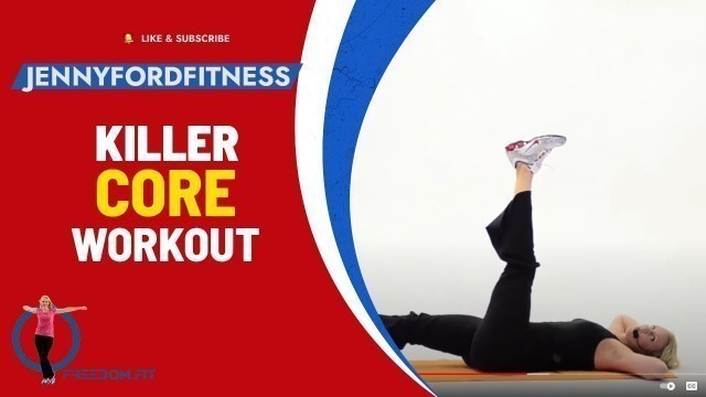 'Killer Abs | Effective, Quick, Core, Abdominal, and Back Workout | 10 Min | JENNY FORD'