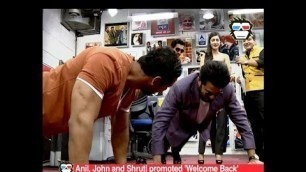 'Anil Kapoor beats John Abraham in push ups during \'Welcome Back\' promotion'