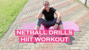 'NETBALL DRILLS TO DO AT HOME:  HIIT workout, Improve footwork'