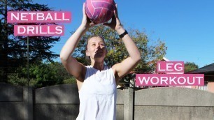 'Netball Drills to do at Home & Leg Workout / Footwork & Movement improvement'