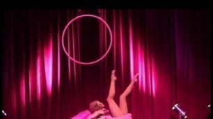 'Vertical Fitness Fly Girl  at Cirque Du Burlesque 3 16 12'