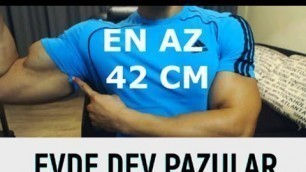 'Biceps Hareketleri | En Az 42 Cm Dev Kollar İçin 7 Biceps Egzersizi | Evde Ön Kol Genişletmek'