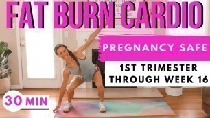 'Prenatal Cardio Workout [FAT BURN] Safe, No Equipment'