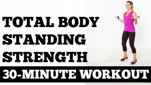 '30-Minute Total Body Standing Strength [Prenatal Approved!] Workout JESSICASMITHTV'