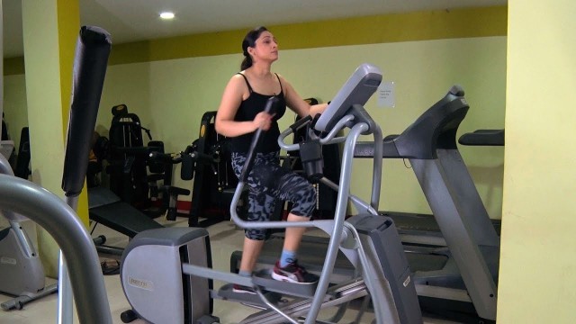 'Workout for healthy Heart - Cardio Exercises Cross Trainer | Women’s Fitness , Hindi'