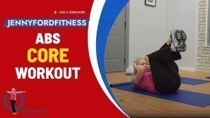 'Total Core, Abs and Back | 13 Minute | At-Home Workout | No Equipment Needed | JENNY FORD'