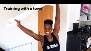 'Strength Training with a Towel | Home Workout | Netball | Lockdown'