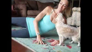 'Pilates by Juliana, Santa Barbara, CA: quick mat workout (with dogs)'
