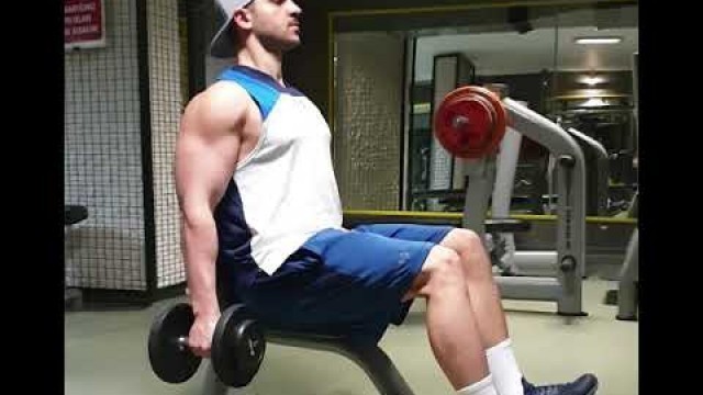 'ÖN KOL HAREKETLERİ - Seated Dumbbell Hammer Curl'