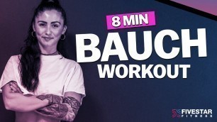 '8 MIN BAUCH WORKOUT | No Equipment | Home Workout'