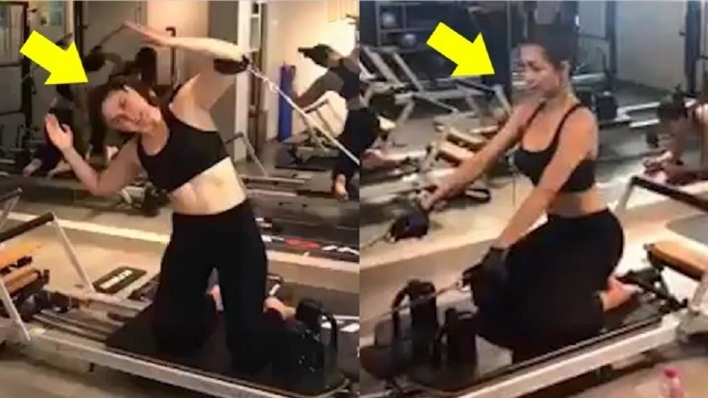 'Kareena Kapoor & Malaika Arora Khan Workout TOGETHER At Gym INSIDE Video'