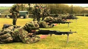 'Royal Marines Training-Week 25 Minimi live firing'