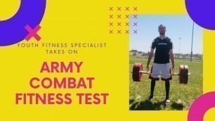 'Youth Fitness Specialist Takes on Army Combat Fitness Test!'