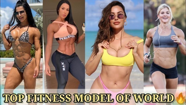 'Most hottest & beautiful female fitness models in the world | most popular fitness model 