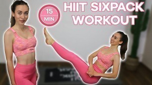 '15 MIN HIIT Flacher Bauch Workout | Bauchfett verlieren!'