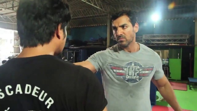 'HERE IS THE VIDEO OF FIGHTING OF ROCKY HANDSOME BY JOHN ABRAHAM'