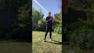 '20 minute Netball HITT workout with medicine ball'