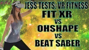 'VR Fitness Game Showdown: Beat Saber vs Fit XR vs OhShape - Which to BUY?'