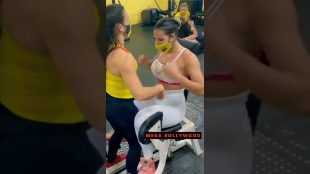 'Girls Fitness Challenge || Gym Workout || Hot Dress || Viral Short Video |#shorts #trending #fitness'