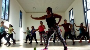 'Zumba Ritmo Fitness, \"\" La Cobra\"\"(cumbia) Zumba Elvy 