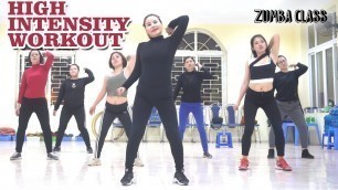 'High Intensity Workout to Eliminate Belly Fat | Aerobic Exercises Burn of Fat Quickly | Zumba Class'