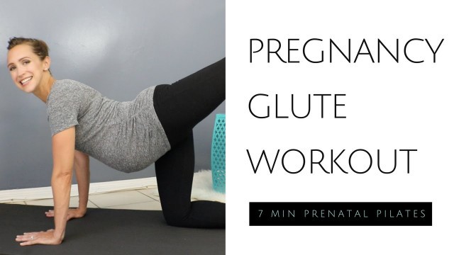 'Pregnancy Glute Workout | 7 Min Lower Body Prenatal Pilates with Tamara Newell'