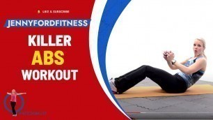 'Killer Killer Abs | Effective Core, Abdominal, and Back Workout | 13 Min | JENNY FORD'