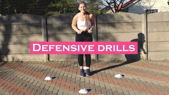 'DEFENSIVE NETBALL DRILLS *to do at home*'