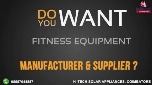 'Fitness Equipment by Hi-Tech Solar Appliances, Coimbatore'