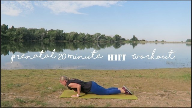 'Prenatal 20 Min HIIT Workout (1st/2nd Trimester)'