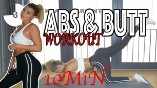 '10 MIN HOMEWORKOUT - FÜR BAUCH UND PO 