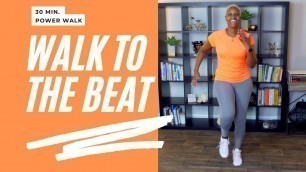 '30 Minute Walk to the Beat At Home Workout | Moore2Health'