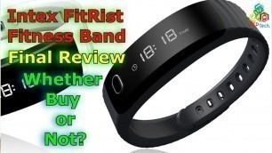 '[Hindi-Audio]-Intex FitRist Fitness Band: Full and Final Review'