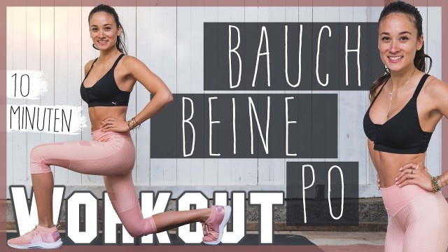 'BAUCH BEINE PO WORKOUT für Zuhause 