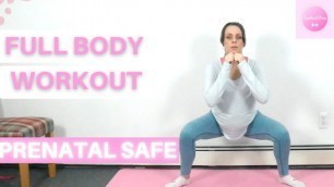 '20 MINUTE PRENATAL WORKOUT//FULL BODY AT HOME WORKOUT| LISA HART'