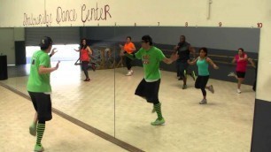 'Juliana - DLG - Salsa Dance Fitness Class w/ Bradley - Crazy Sock TV'