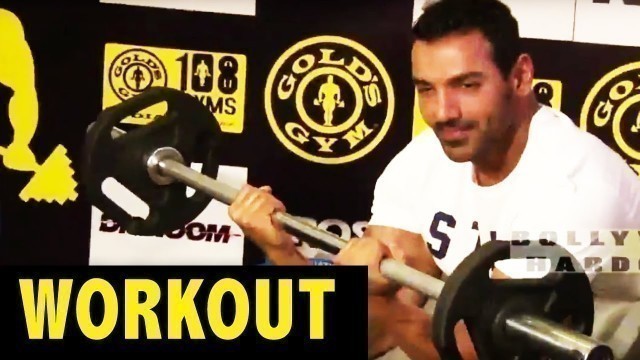 'John Abraham & Varun Dhawan Gym Workout Session | Dishoom Promotion'