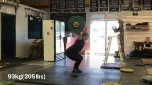 'Juliana Riotto (-75kg) Garage Strength | MAXOUT Friday (Oct. 20th 2017)'