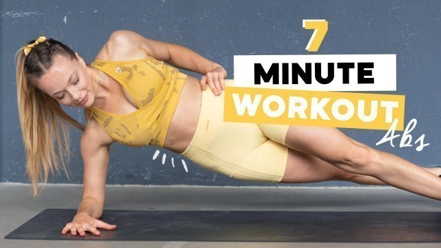 'Bauch Workout für Zuhause (NO EQUIPMENT) / Besten Sixpack übungen / 7 Minute Abs'