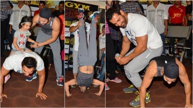 'John Abraham and Varun Dhawan FITNESS FREAKS | Bollywood Rewind'