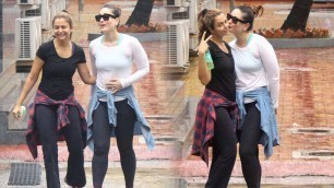 'Kareena Kapoor Khan and Amrita Arora Spotted At Gym In Bandra'