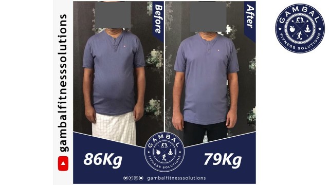 'Gambal Before-After | Gambal Fitness Solutions |Kerala | Bangalore | Middle East |'