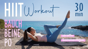 'HIIT Workout Bauch Beine Po / Hol dir deine Sommerfigur | Katja Seifried'