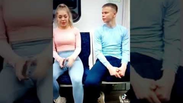 'Fitness American girl subway prank VIDEO funny reaction tiktok meme'