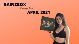 'GAINZBOX Fitness box Unboxing  April 2021'