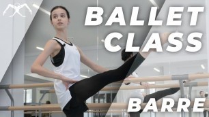 'Ballet class 2020 (at home, barre ) with Maria Khoreva & live music'