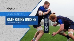 'BATH RUGBY UNSEEN | Defensive drills'