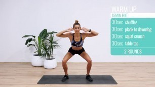 'Day 1/14 Fitness Lockdown Challenge (15min WHOLE BODY HIIT)'