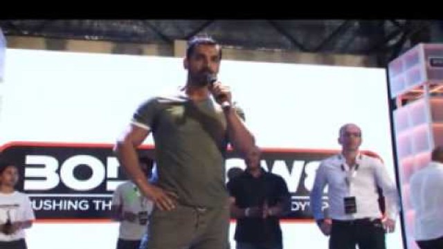 'JOHN ABRAHAM ATTEND ASIA LARGEST HEALTH & FITNESS SHOW \'BODYPOWER EXPO'