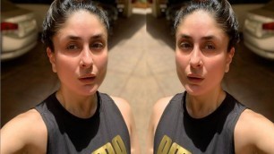 'Kareena Kapoor rocks the gym gear as she returns to workout mode, writes \'Dear fat, prepare to die\''